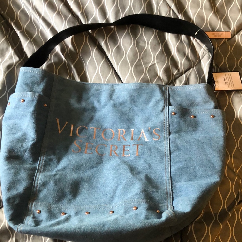 Victoria's Secret Blue Tote Bag